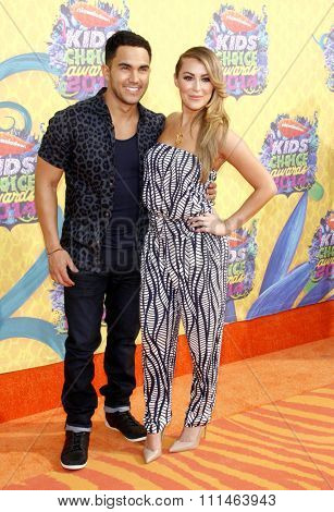 Carlos Pena-Vega and Alexa Vega at the Nickelodeon's 27th Annual Kids' Choice Awards held at the USC Galen Center in Los Angeles on March 29, 2014 in Los Angeles, California. 