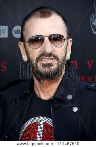 Ringo Starr at the John Varvatos #PeaceRocks Ringo Starr Private Concert  held at the John Varvatos in Los Angeles on September 21, 2014 in Los Angeles, California. 