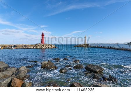 Lighthouse At Cheongsapo Port