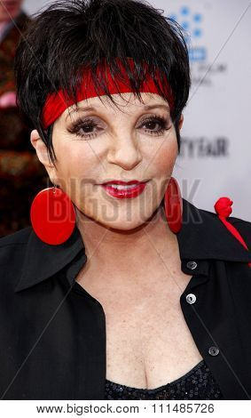 Liza Minnelli at the 2012 TCM Classic Film Festival Gala Screening of 'Cabaret' held at the Grauman's Chinese Theater in Hollywood on April 12, 2012. 