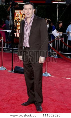 Steve Coogan at the Los Angeles premiere of 'Tropic Thunder' held at the Mann Village Theater in Westwood on August 11, 2008.