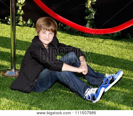 CJ Adams at the Los Angeles premiere of 'The Odd Life Of Timothy Green' held at the El Capitan Theatre in Hollywood on August 6, 2012. 