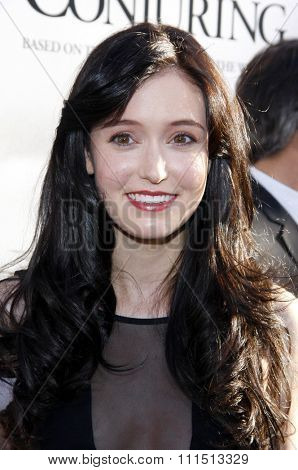 Hayley McFarland at the Los Angeles premiere of 