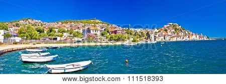 Colorful City Of Sibenik Panoramic View