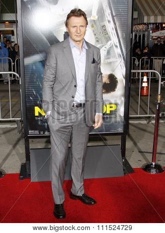 Liam Neeson at the Los Angeles premiere of 