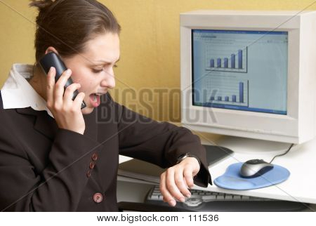 Business kvinde i et kontor