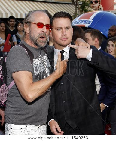 Peter Stormare and Channing Tatum at the Los Angeles premiere of 