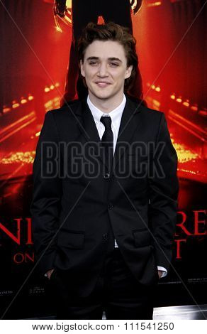 Kyle Gallner at the Los Angeles premiere of 'A Nightmare On Elm Street' held at the Grauman's Chinese Theatre in Hollywood on April 27, 2010. 