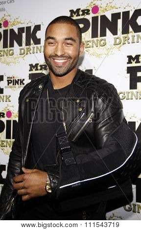 Matt Kemp at the Mr. Pink Ginseng Drink Launch Party held at the Regent Beverly Wilshire Hotel in Beverly Hills, USA on October 11, 2012.