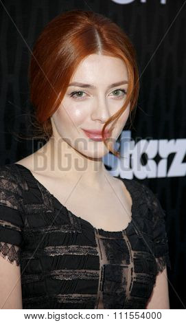 Elena Satine at the Los Angeles premiere of Starz Series 'Magic City' held at the DGA Theater in Hollywood, USA on March 20, 2012.