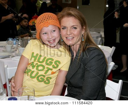 LOS ANGELES, CA - NOVEMBER 15, 2005: The Dutchess of York Sarah Ferguson at the 2005 World Children's Day at the Ronald McDonald House in Los Angeles, USA on November 15, 2005.