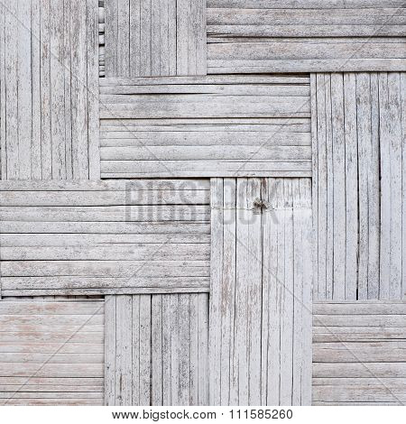 Bamboo Gray Lattice Wall In Thailand