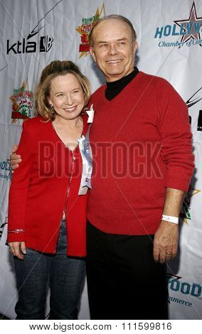 HOLLYWOOD, CALIFORNIA. November 27, 2005. Debra Jo Rupp and Kurtwood Smith attend the 2005 Hollywood Christmas Parade at the Hollywood Roosevelt Hotel in Hollywood, California United States.