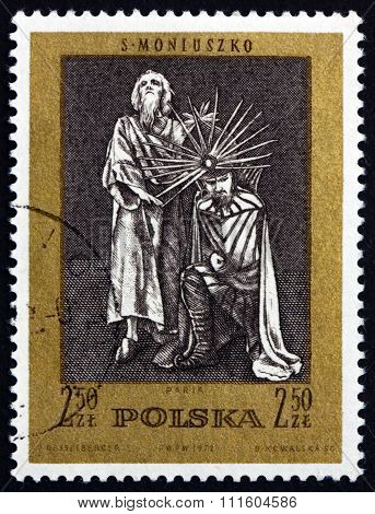 Postage Stamp Poland 1972 Paria, Scene From Opera
