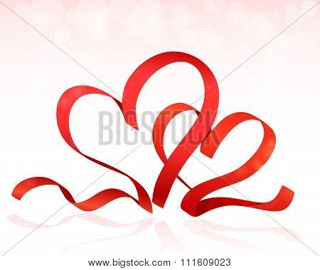Red Ribbon Hearts