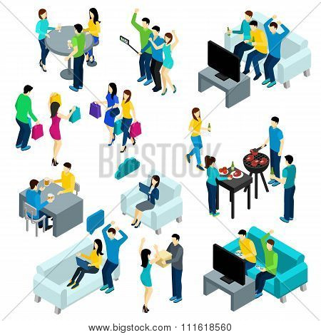Friends Isometric Set