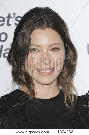 Jessica Biel at the 2015 EMA Awards held at the Warner Bros. Studios in Burbank, USA on October 24, 2015.