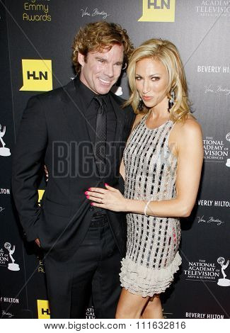 Deborah Gibson and and Dr. Rutledge Taylor at the 39th Annual Daytime Emmy Awards held at the Beverly Hilton Hotel in Beverly Hills, USA on June 23, 2012.