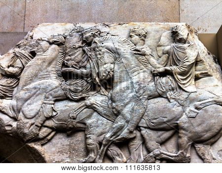 Marble From Acropolis Greece Or Elgin Marble