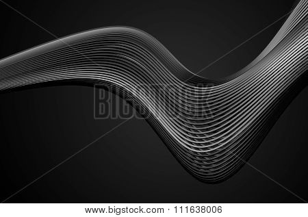 Abstract Rendering of High Tech Metal Structure.