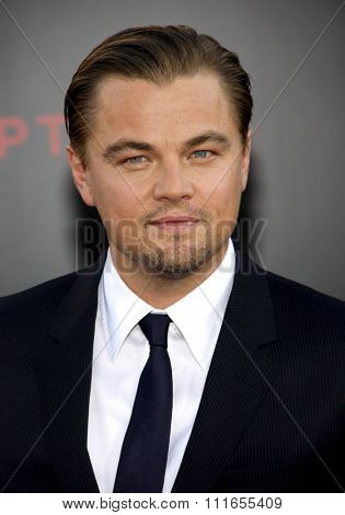 Leonardo DiCaprio at the Los Angeles Premiere of 