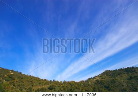 Skyline på bjergene