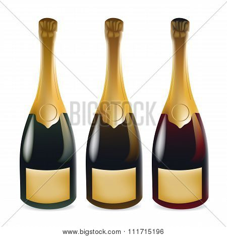 Realistic Wine or Champagne Bottle - Pop the Top of that Bubbly and Let's Partayyyyyyyy!