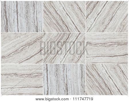 Group Of Closeup Surface Marble Texture Background
