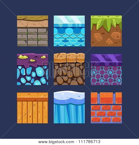 Different Materials and Textures for the Game