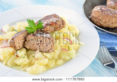 Bavarian delicate fried meatballs