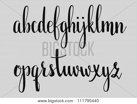 Handwritten Brush Style Calligraphy Cursive Font