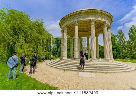 The Temple of Love, located behind Petit Trianon in Versailles, Paris, France