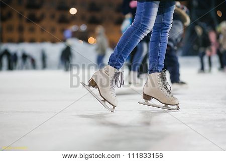 the girl on the figured skates