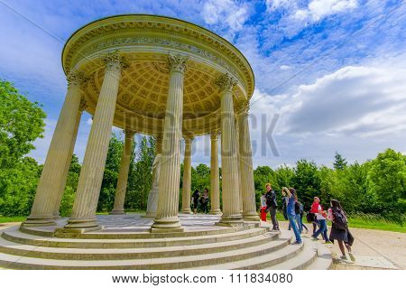 The Temple of Love, located behind Petit Trianon in Versailles, Paris, France