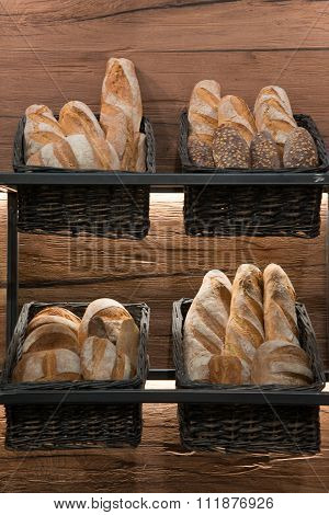 Bread On Bakery's Wall
