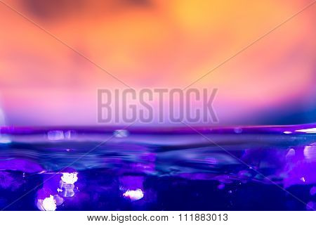 Methylated spirit on fire