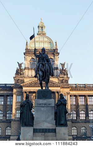 Saint Wenceslas Statue In Prague