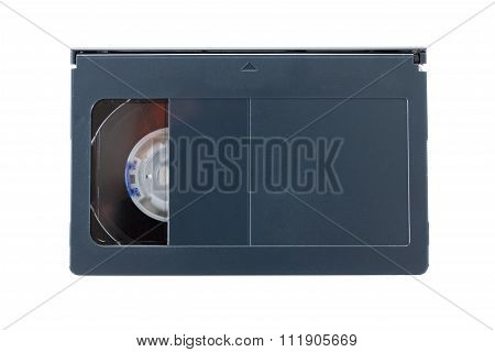 Vhs-c Video Cartridges On White Background