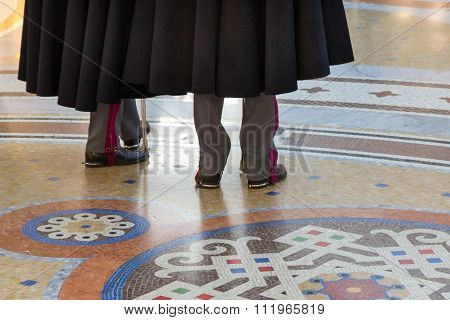 Two Policemen In The Cloak
