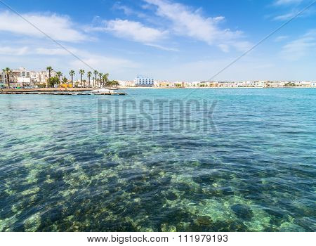 Porto Cesareo Coastline In Ionian Coast, Italy