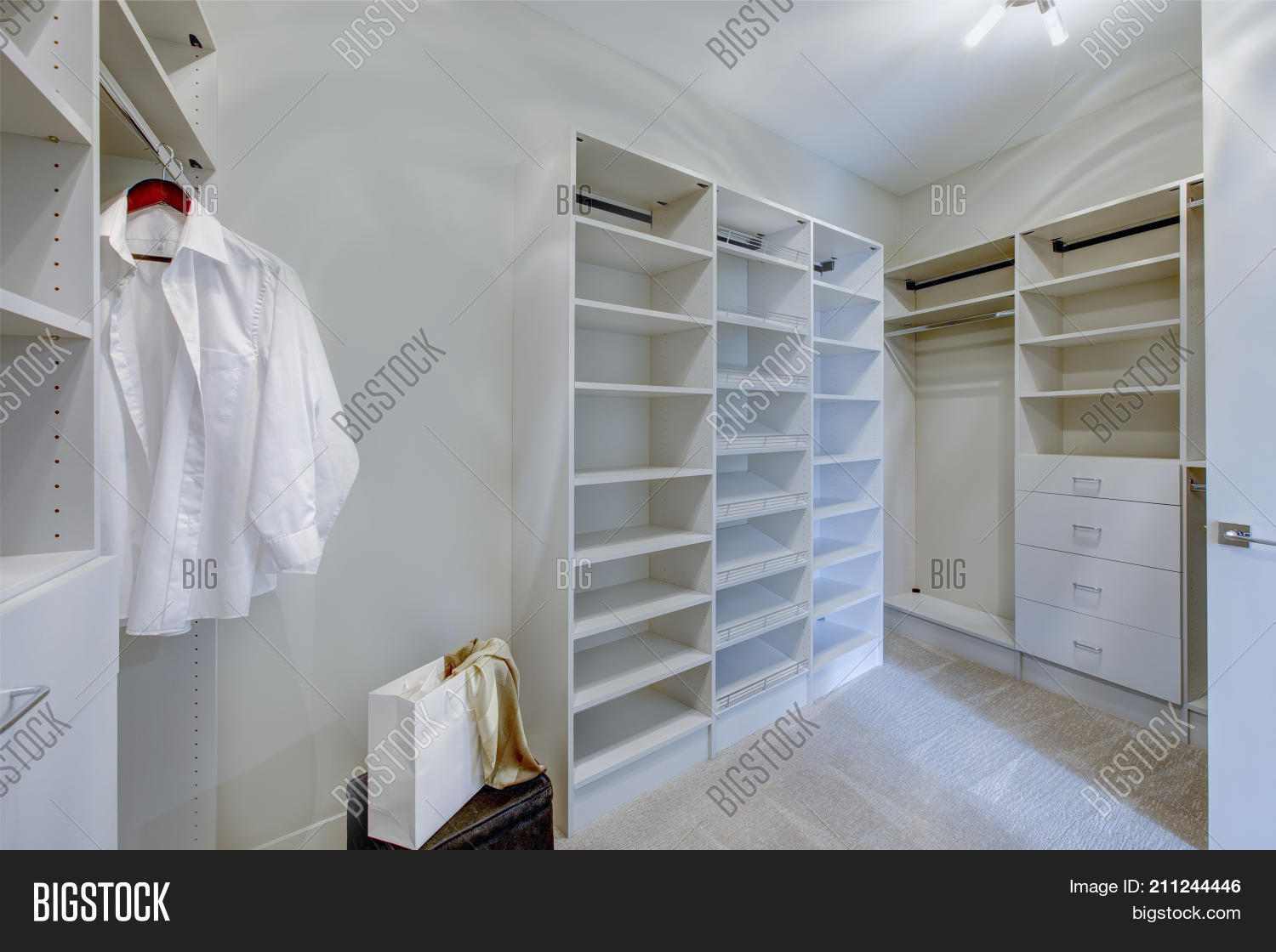 empty walk in closet white empty walkin closet with open shelves walk image photo free trial bigstock empty walk in closet white empty walkin closet with open shelves walk image photo free trial bigstock