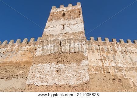 Burgalimar Castle Bury Al-hamma Baños De La Encina Village Jaen Province Spain