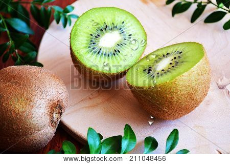 The kiwifruit on your table, full of vitamins and minerals