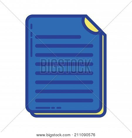 business document information to corporate informtion vector illustration