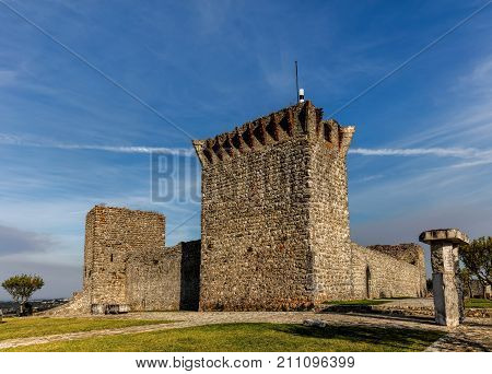 Ourem Castle In Santarem, Portugal.