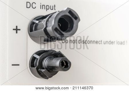 Mc4 Connectors For Connect To Solar Panel At The Power Inverter