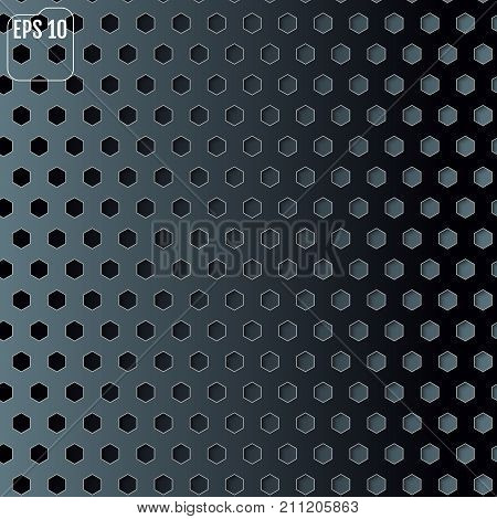 Metallic Background, Vector Illustration. Carbon Concept. Materi
