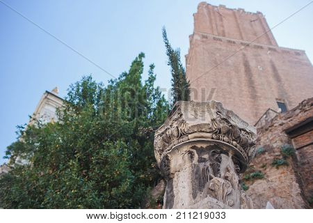autumn Rome Colosseum Italy travel old tourism