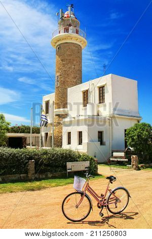 Punta Brava Lighthouse In Punta Carretas, Montevideo, Uruguay