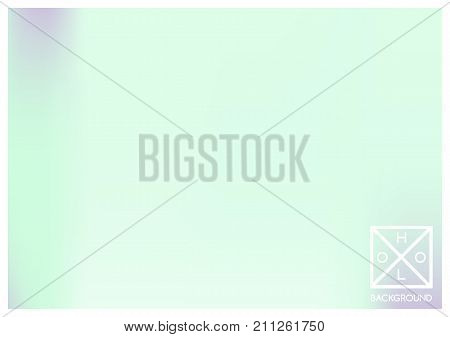Holographic background. Holo sparkly cover. Abstract soft pastel colors backdrop. Trendy creative vector cosmic gradient. Mesh holographic foil. Creative neon template for banner. Vibrant print.